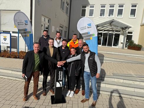 Erste Haushalte in Kronau am Glasfasernetz