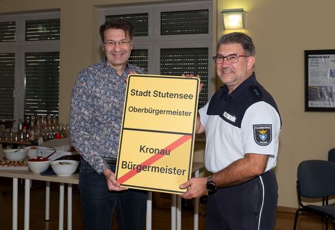 Verwaltungsinterne Verabschiedung von Bürgermeister Frank Burkard
